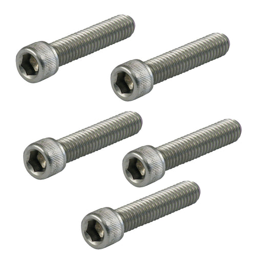 5 Tornillo 3/8-16 X 2 1/4 Inch Allen Bolt Stainless