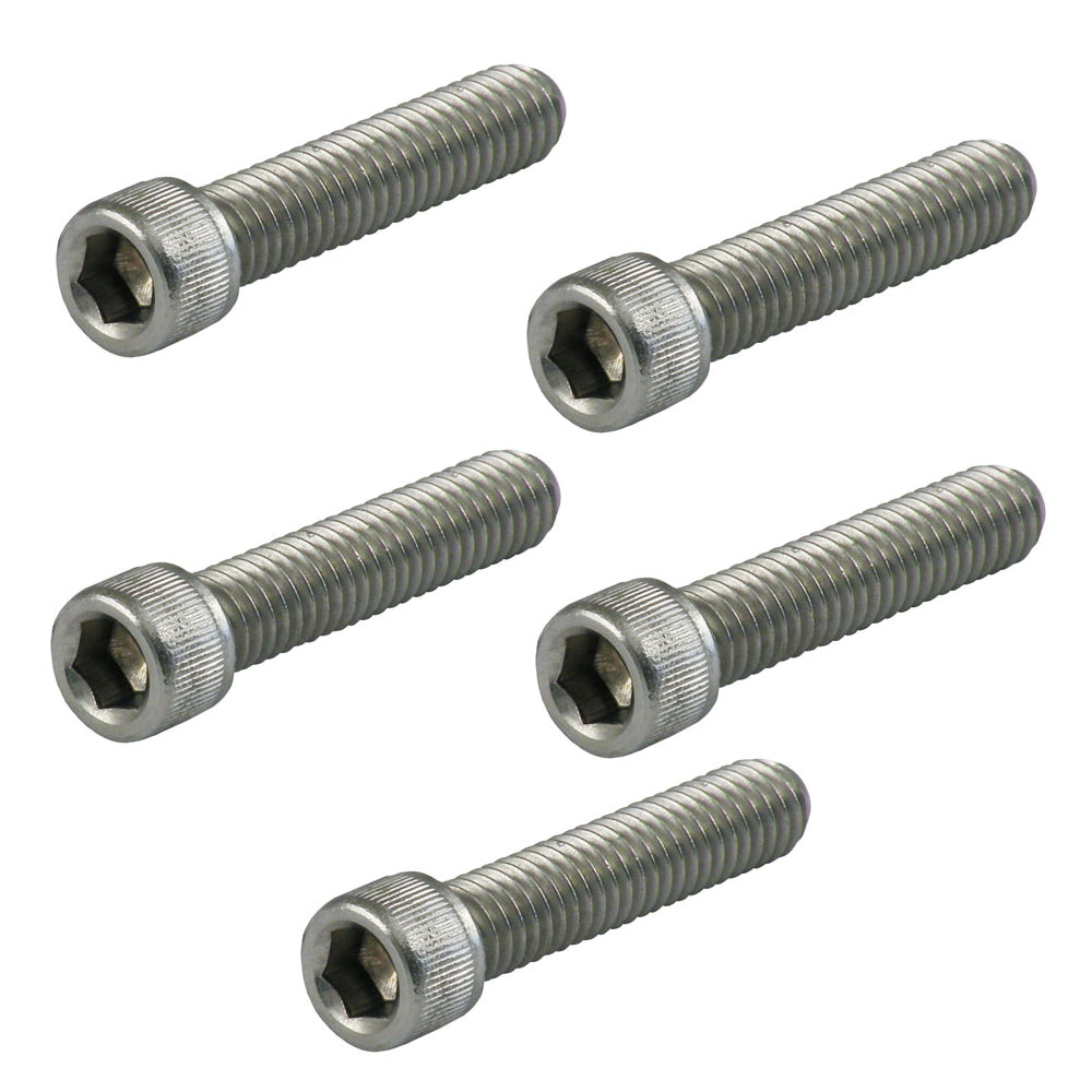 5 Tornillo 3/8-16 X 1-1/4 Inch Allen Bolt Stainless Steel For Harley-Davidson