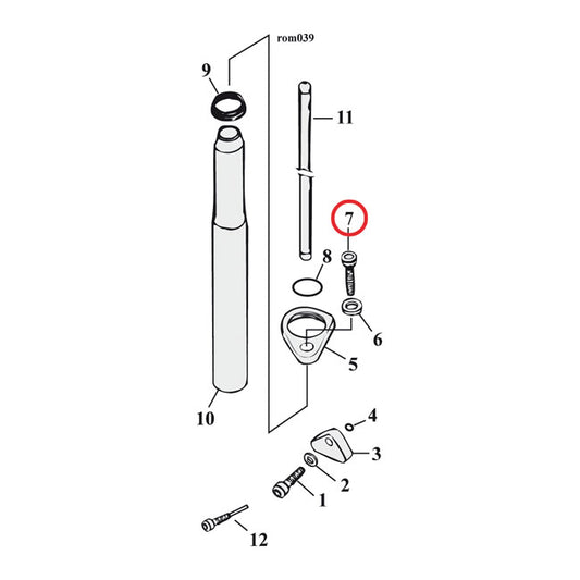 5/16-18 X 1 1/4 Inch Allen Bolt Stainl For Harley-Davidson