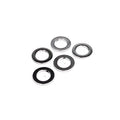 An-Small Od Flatwasher, 3/8 Chrome For Harley-Davidson