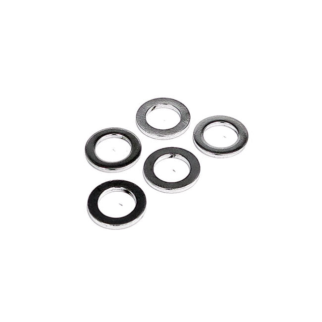 An-Small Od Flatwasher, 3/8 Chrome For Harley-Davidson