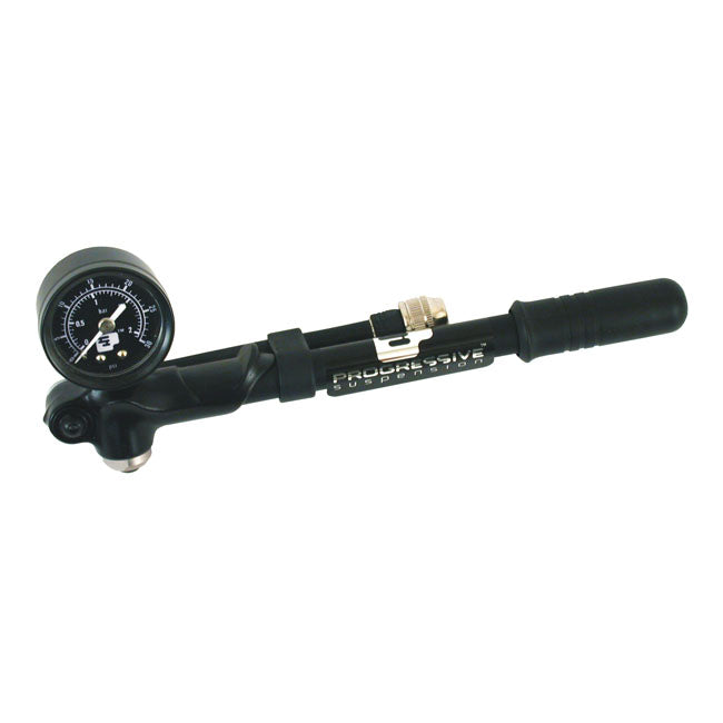 Progressive Suspension Air Pump with 60 PSI/4.1 Bar Gauge for Harley-Davidson