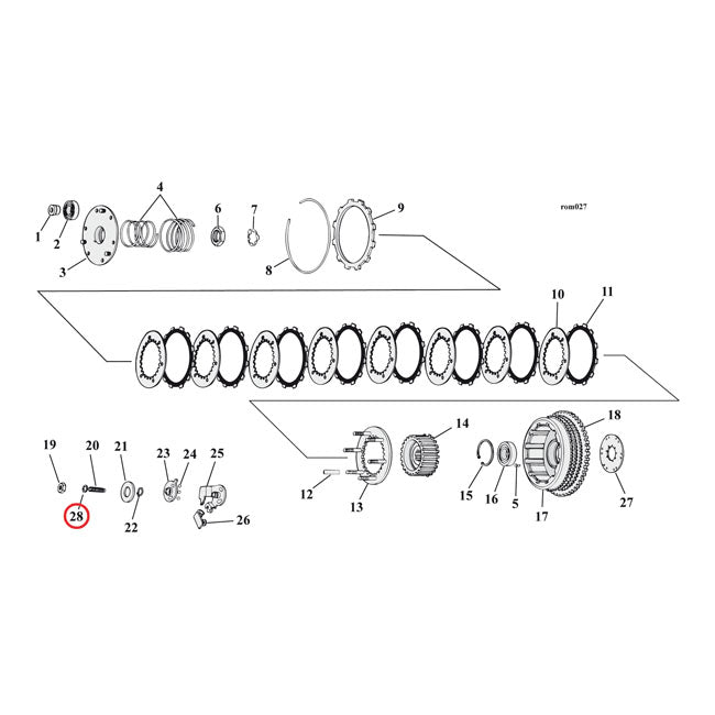 Chrome Int. Lockwasher, 3/8 Inch For Harley-Davidson