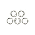 Chrome Ext. Lockwasher, #12 For Harley-Davidson