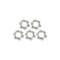 Chrome Ext. Countersunk Lockwasher, #6 For Harley-Davidson