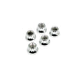 Chrome 12 Point Nut, 1/4-28 For Harley-Davidson