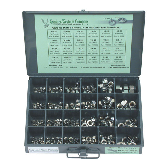 Gw Flexloc Nut Assortment Tray For Harley-Davidson