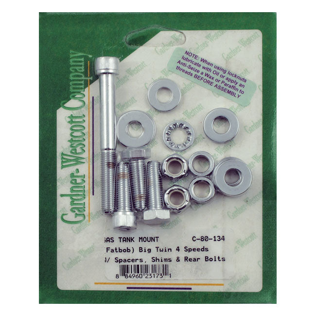 Gw Gas Tank Mount Kit For Harley-Davidson