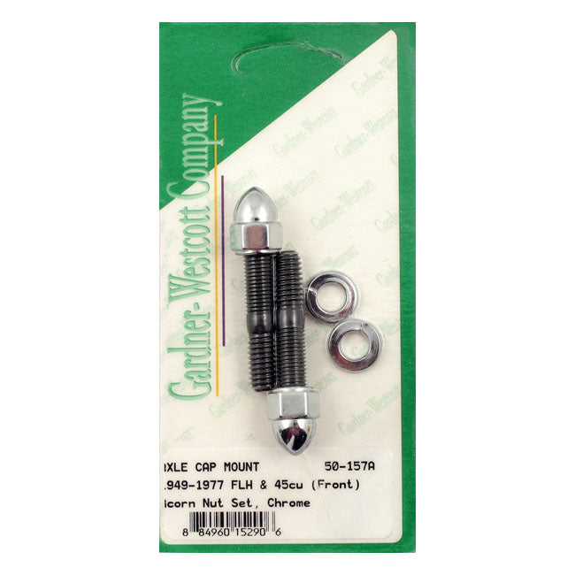 Gw Axle Cap Stud Ste, Acorn For Harley-Davidson