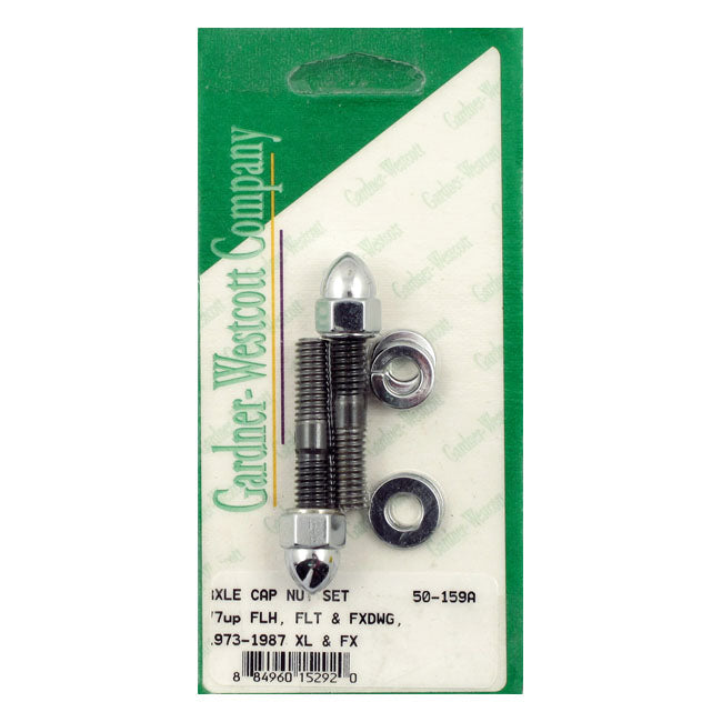 Gw Axle Cap Stud Set, Acorn For Harley-Davidson