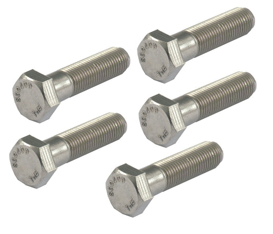 5 Tornillo Pulgadas 1/2-13 X 3-1/2 Inches Hex Head Bolt Stainless 5-Pack