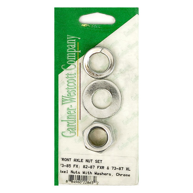 Front Axle Nut Set For Harley-Davidson