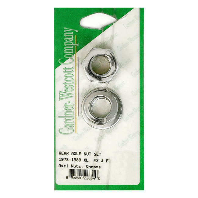 Gw Rear Axle Nut Set For Harley-Davidson