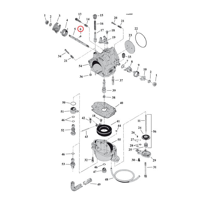 S&S Screw, Throttle Plate For Harley-Davidson