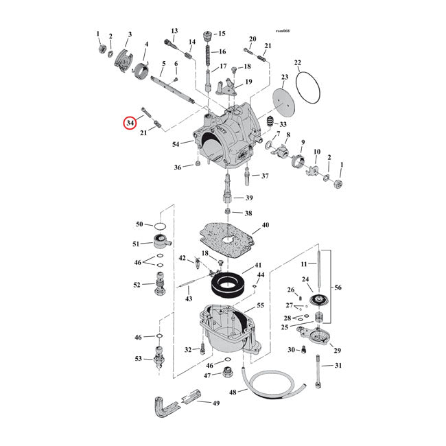 S&S Screw, Idle Speed For Harley-Davidson