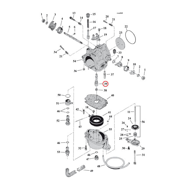 S&S Main Discharge Tube For Harley-Davidson