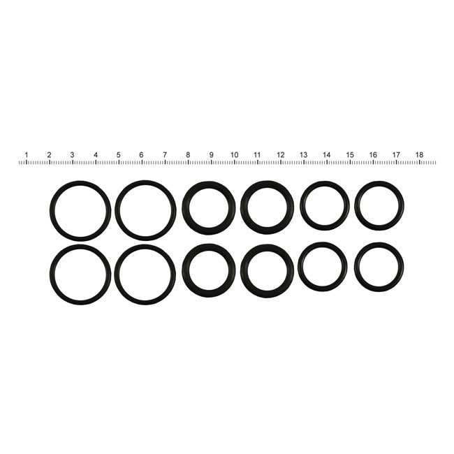 S&S Pushrod Cover O-Ring Kit For Harley-Davidson