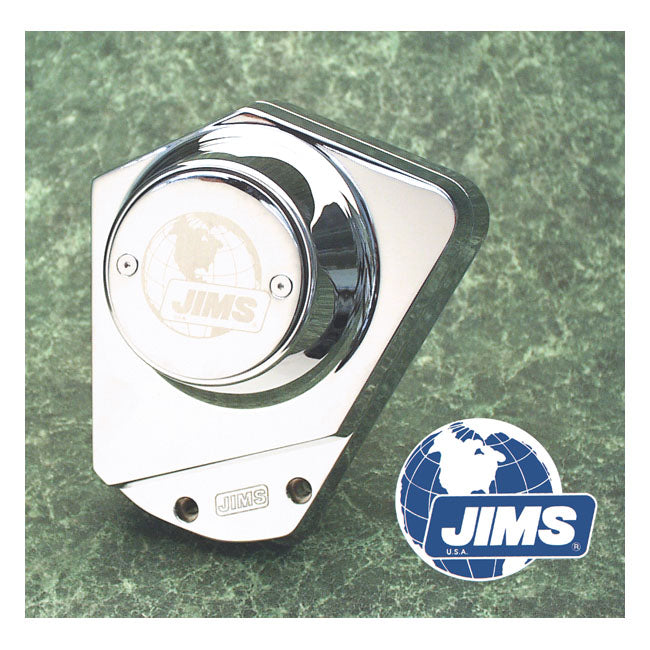 Jims, 'A Cut Above' Billet Cam Cover L73-92 B.T. Polished For Harley Davidson