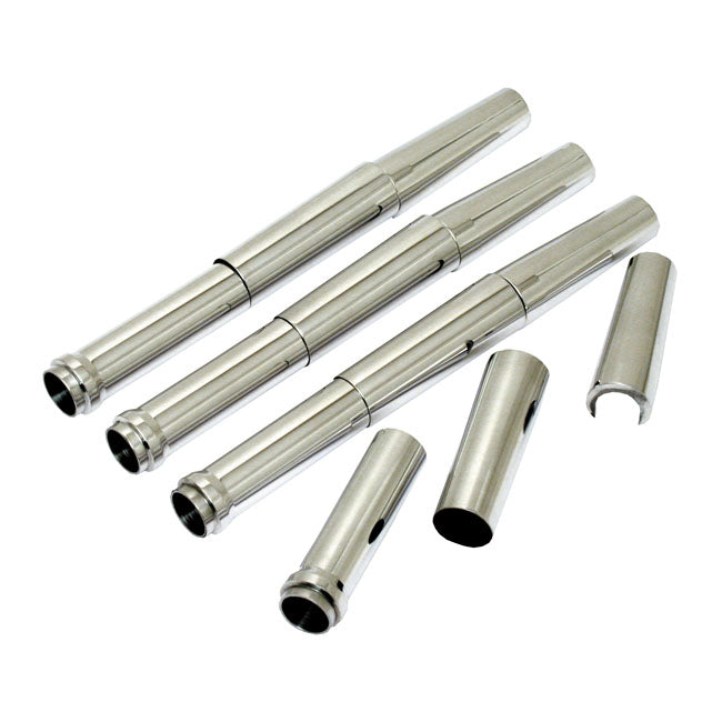 Jims Billet Alu Pushrod Covers, Polished For Harley-Davidson