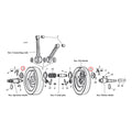 Jims, Crankpin Nuts For Harley-Davidson