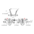 Jims, Crank Pin Nut For Harley Davidson