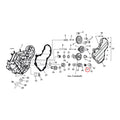Jims, Nut. Pinion Shaft Gear For Harley Davidson