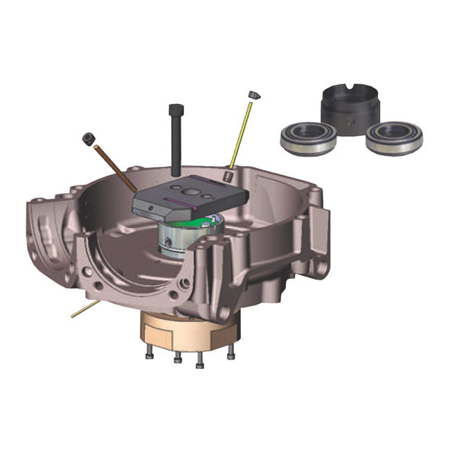 Jims, Herramienta Conversión Rodamientos Timken Caja Para Harley-Davidson Twin Cam (2003-2017)