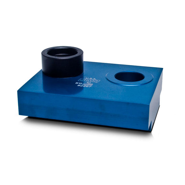Jims, 6-Speed Transmission Shaft Vise Stand For Harley-Davidson