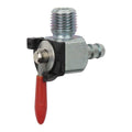 Red Handle Petcock, Rear Outlet For Harley-Davidson