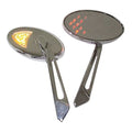 Led Turnsignal Mirror Set For Harley-Davidson