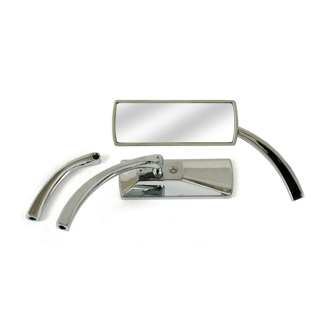 Custom Mirror Rectangular, Left Or Right For Harley-Davidson