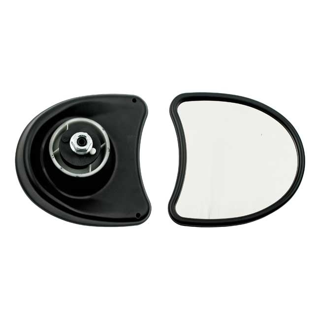 Fairing Mount Mirror Kit, Single Vision For Harley-Davidson