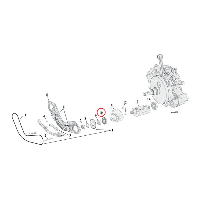 Outer Bearing, Balancers For Harley-Davidson