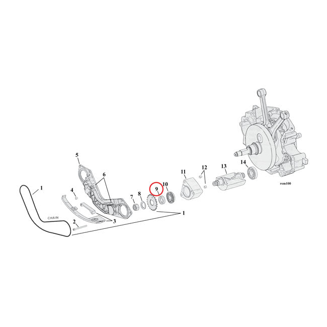 Spacer, Balancer Sprocket .150 Inch For Harley-Davidson
