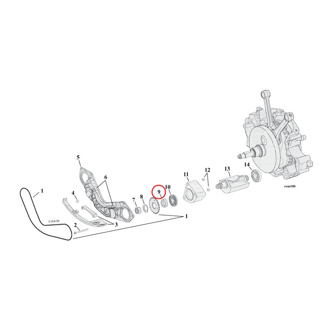 Spacer, Balancer Sprocket .160 Inch For Harley-Davidson