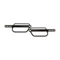 Soportes Universales Para Alforjas Longride Con Sistema De Clic 250/340 Mm Para Harley Davidson
