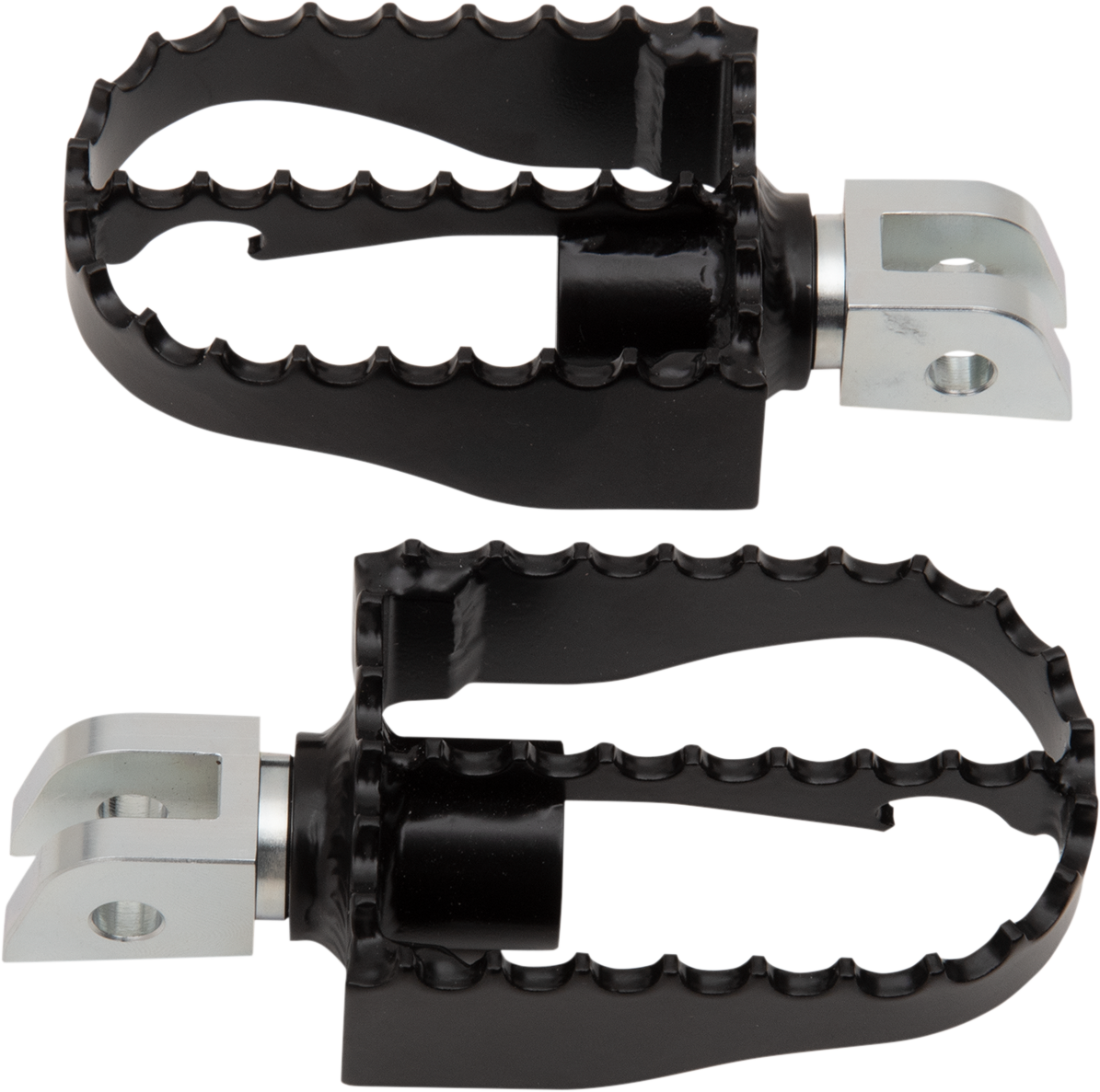 BURLY BRAND MX-STYLE FOOTPEGS PEGS RIDER MX BLACK
