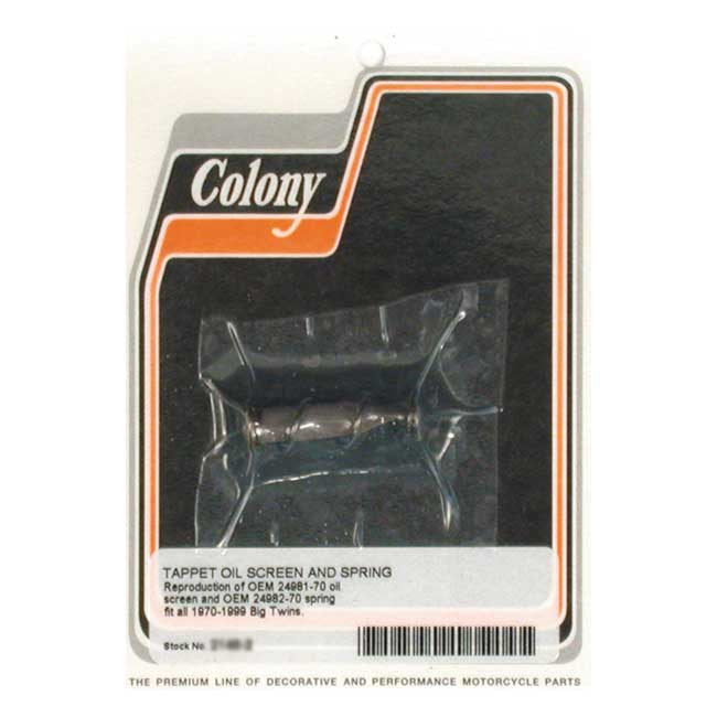 Colony, Oil Screen Kit For Harley Davidson