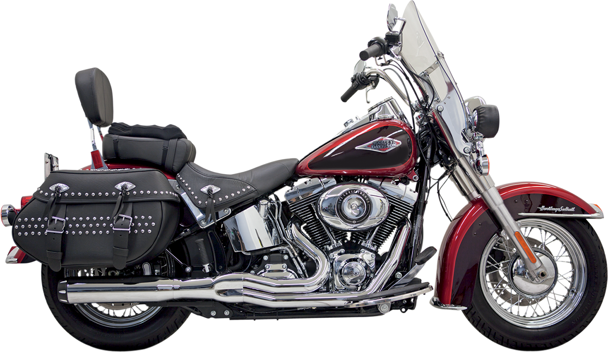 BASSANI XHAUST ROAD RAGE II B1 POWER 2-INTO-1 SYSTEMS FOR HARLEY-DAVIDSON 2005 Chrome Road Rage II B1 Power 2-Into-1 Exhaust System
