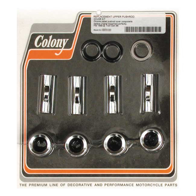 Colony Upper Pushrod Cover Kit For Harley-Davidson