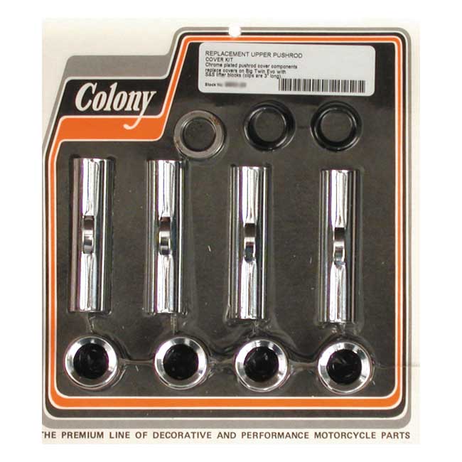 Colony Upper Pushrod Cover Kit For Harley-Davidson