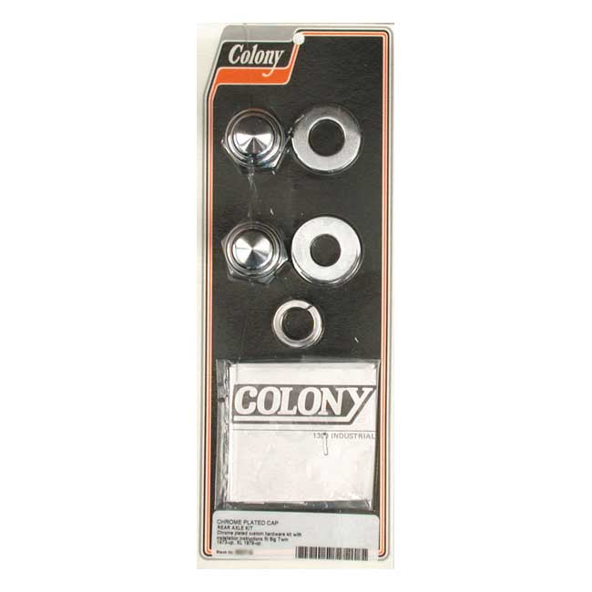 Colony Rear Axle Cap Nut Conv. Kit For Harley-Davidson