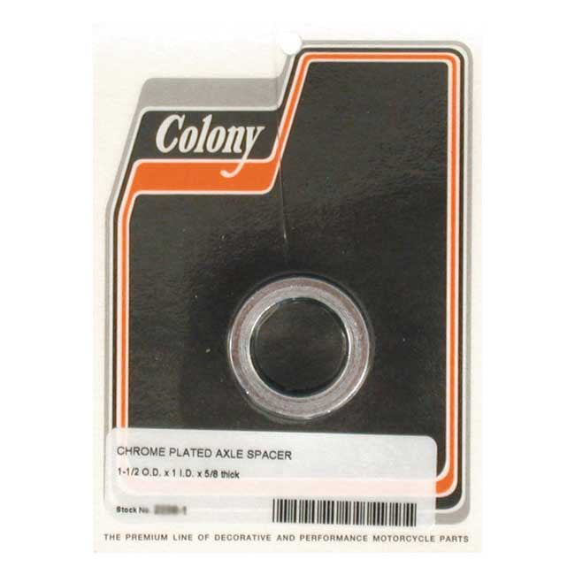 Colony Univ. Axle Spacer 5/8 Inch Long For Harley-Davidson