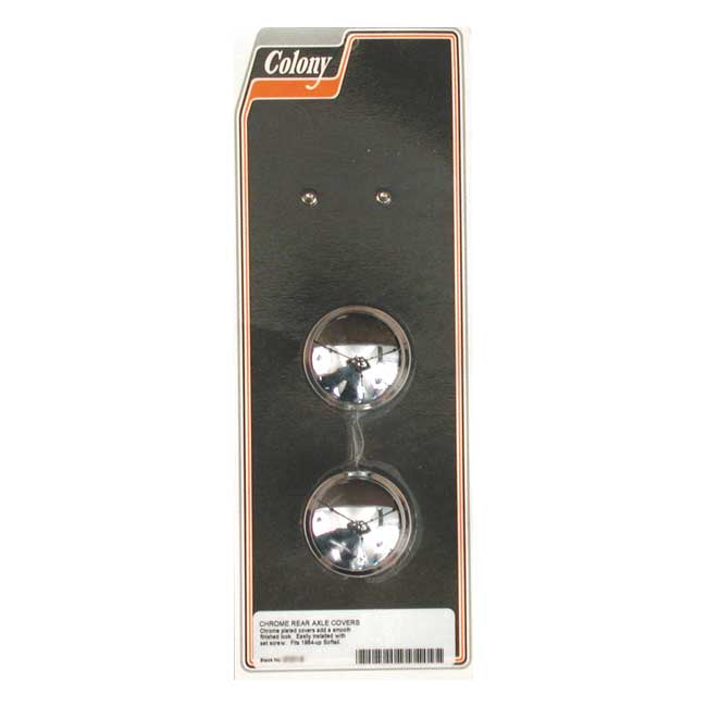 Colony Rear Axle Nut Covers For Harley-Davidson