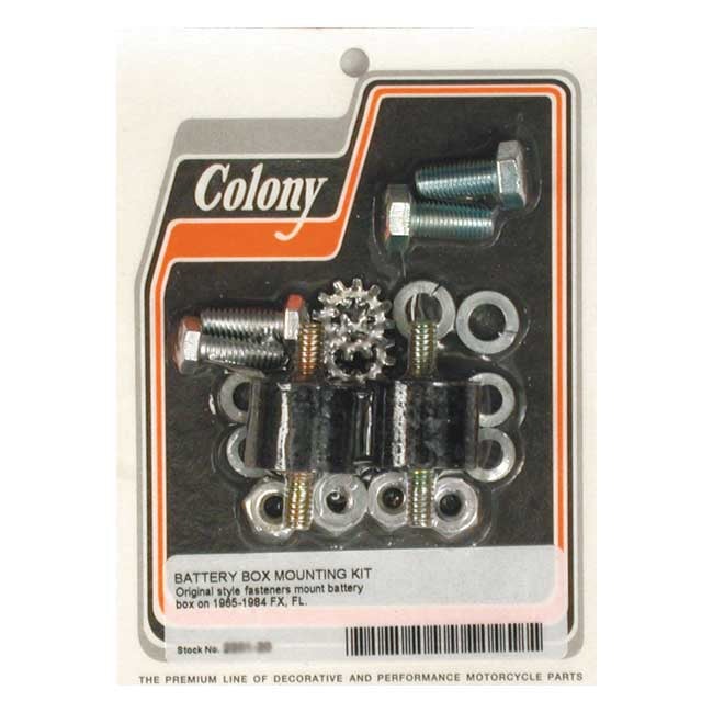 Colony Battery Box Mount Kit For Harley-Davidson