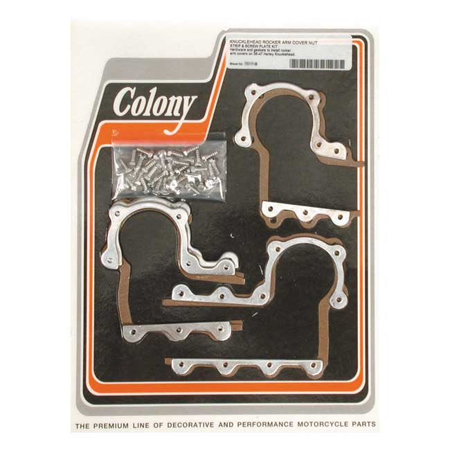 Colony Rocker Cover Nut Strip Kit For Harley-Davidson