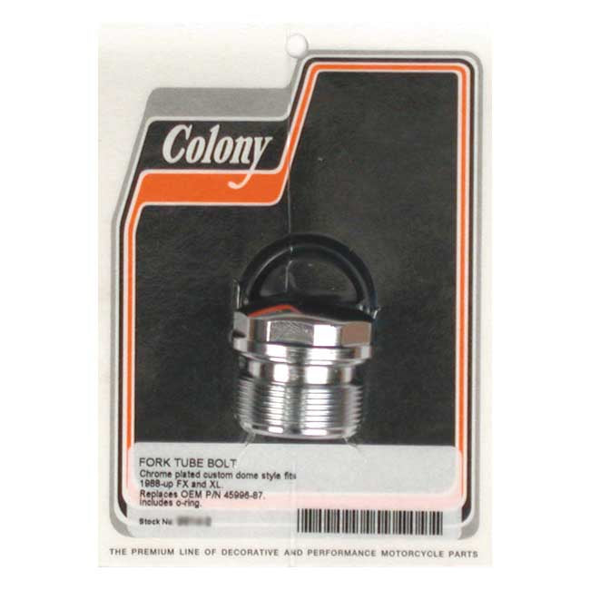 Colony Fork Tube Cap For Harley-Davidson