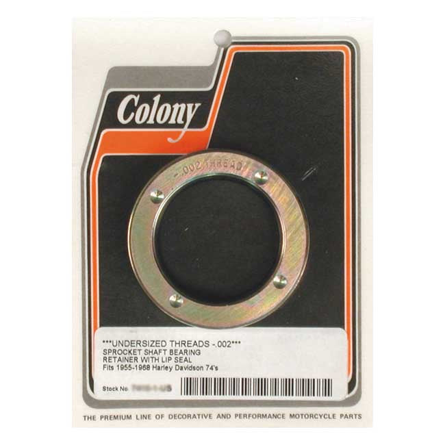 Colony Oil Seal, Sprocket Shaft. Screw Type, -.002" For Harley Davidson