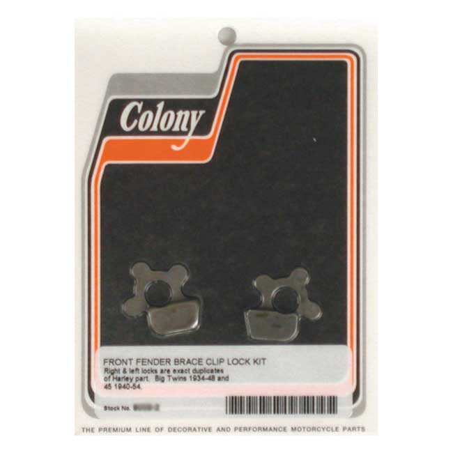 Colony Fender Brace Clip Locks For Harley-Davidson