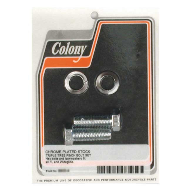 Colony Triple Tree Pinch Bolt Set For Harley-Davidson